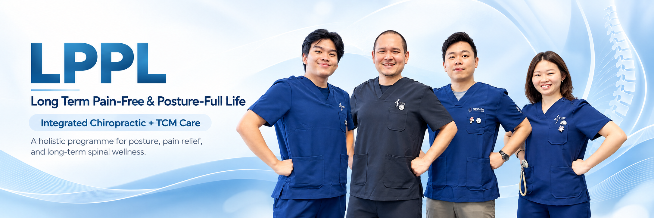 LPPL chiropractic and TCM team at ASPINE Wellness